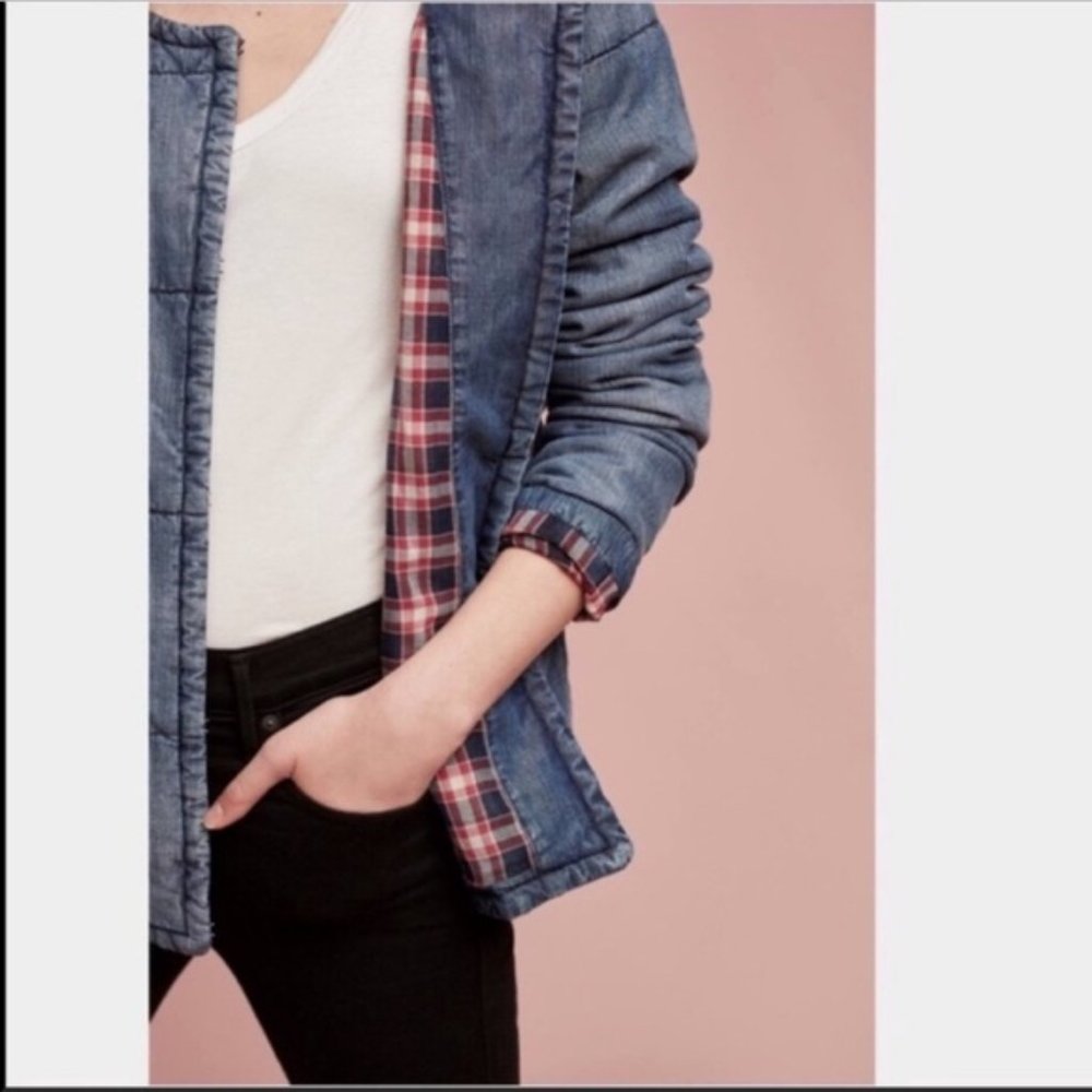 Cloth & Stone Chambray Jacket - Picture 8 of 8